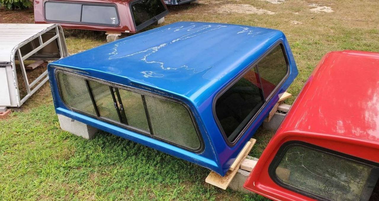 1993–2011 Ford Ranger Camper Shell — Blue (6 ft Bed) view 2
